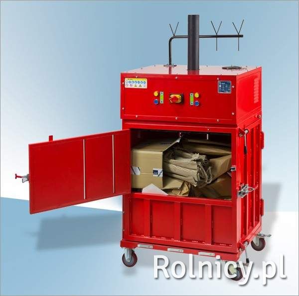 Hydrauliczna prasa do śmieci o nacisku 3 ton. Zasilanie 230V.