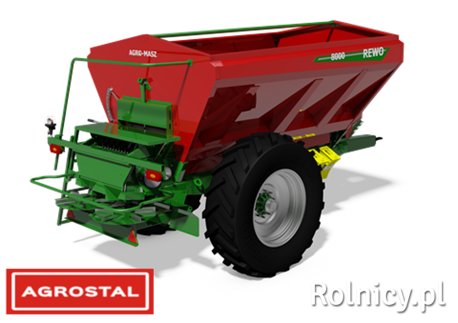 ROZSIEWACZ WAPNA REWO 8200 8200l AGRO-MASZ, agrostal