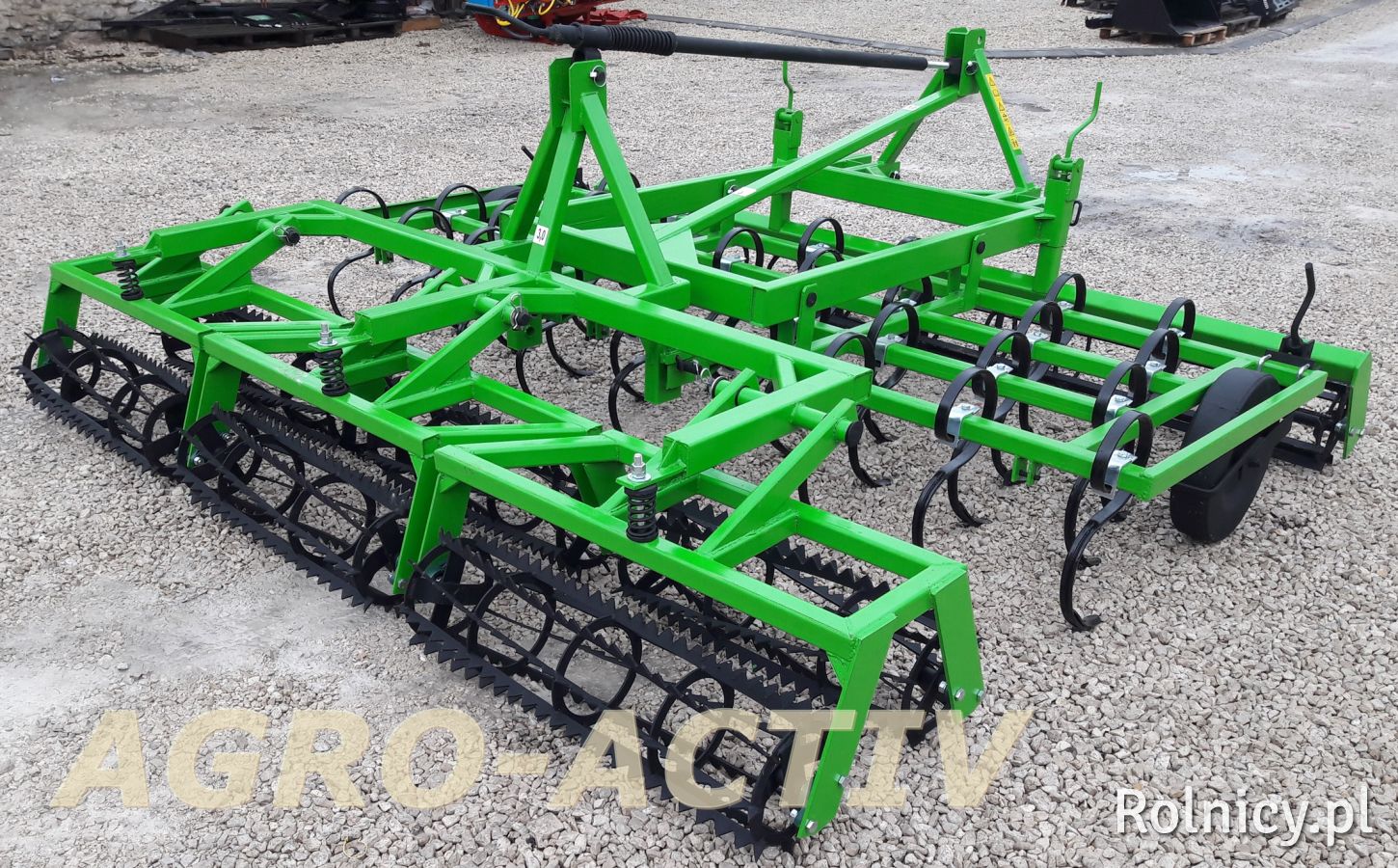 WYPRZEDAŻ ! NOWY Agregat Uprawowy z przednim i wylnym wałem TRANSPORT