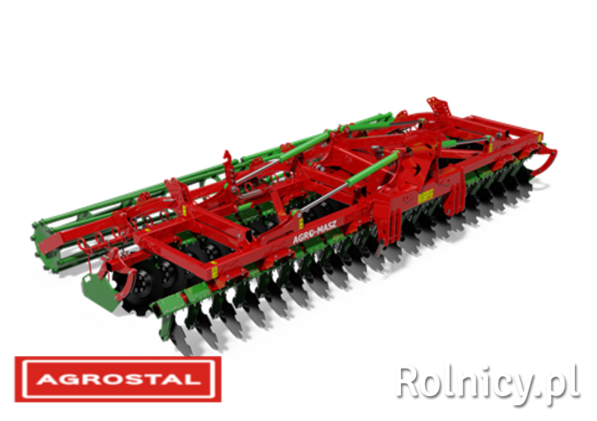 Brona talerzowa 6,0m AGRO-MASZ składana hydraulicznie zabezpieczenie gumowe 4,0 5,0