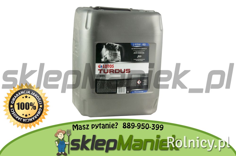 Olej LOTOS TURDUS SHPD 15W40 20L