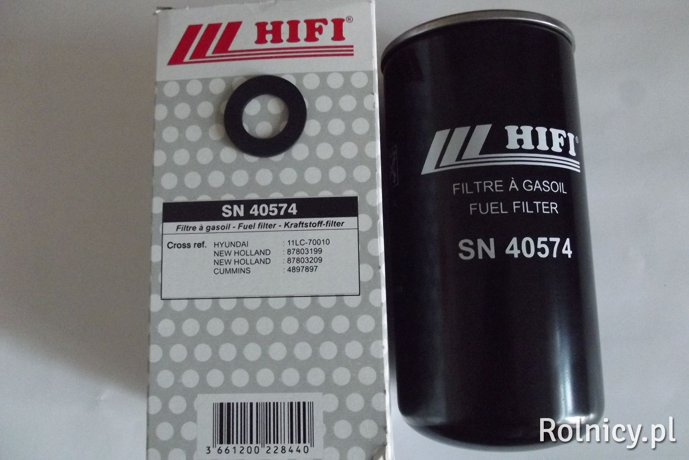 Filtr paliwa SN40574 Case,Ford,New Holland, McCormick, Steyr
