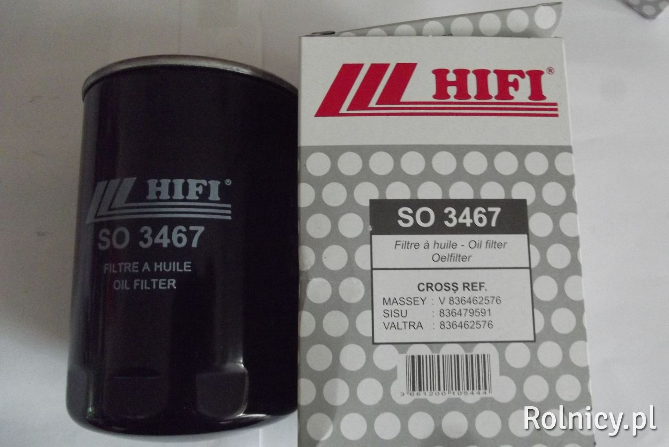 Filtr oleju SO 3467 CASE IH,VALMET,VALTRA ,MASSEY FERGUSON