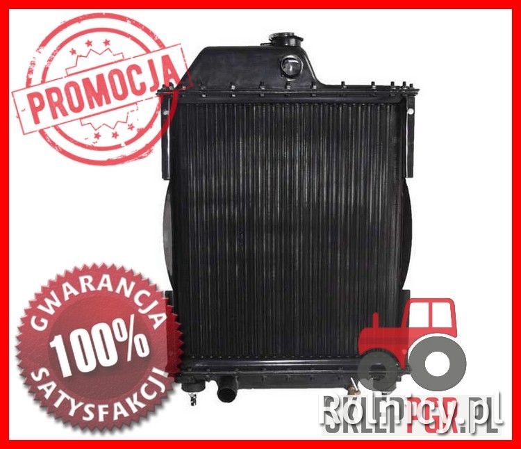 CHŁODNICA wody miedziana ZETOR 5211 do 7745 . Wysoka jakość.