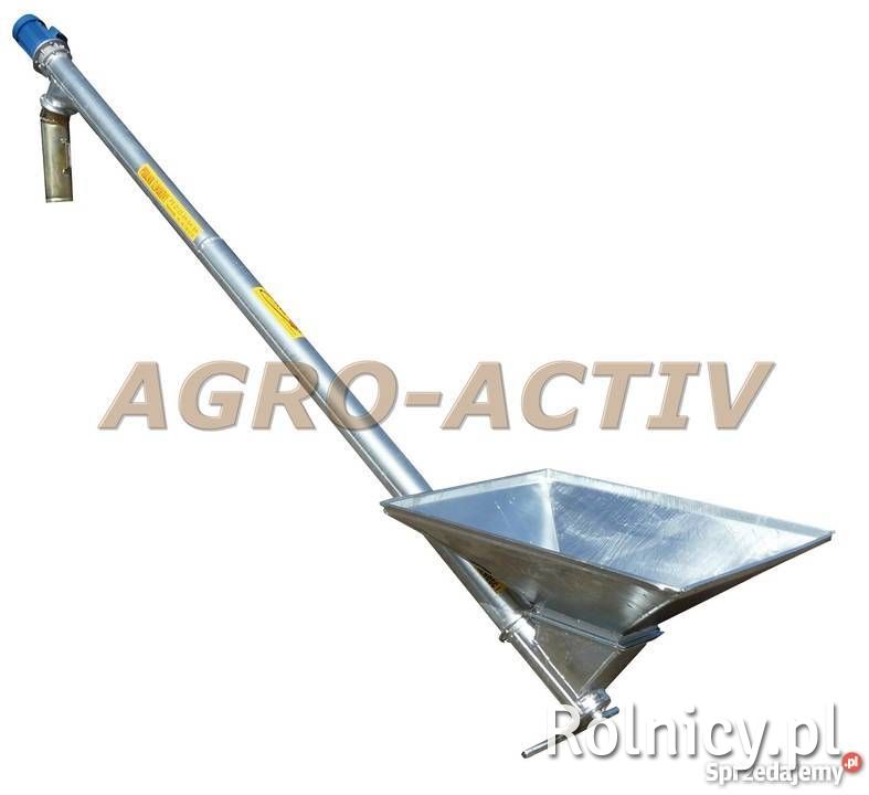 PROMOCJA !!! PODAJNIK ślimakowy Nowy Żmijka Do Zboża 105mm/4.5m 1.1kW TRANSPORT