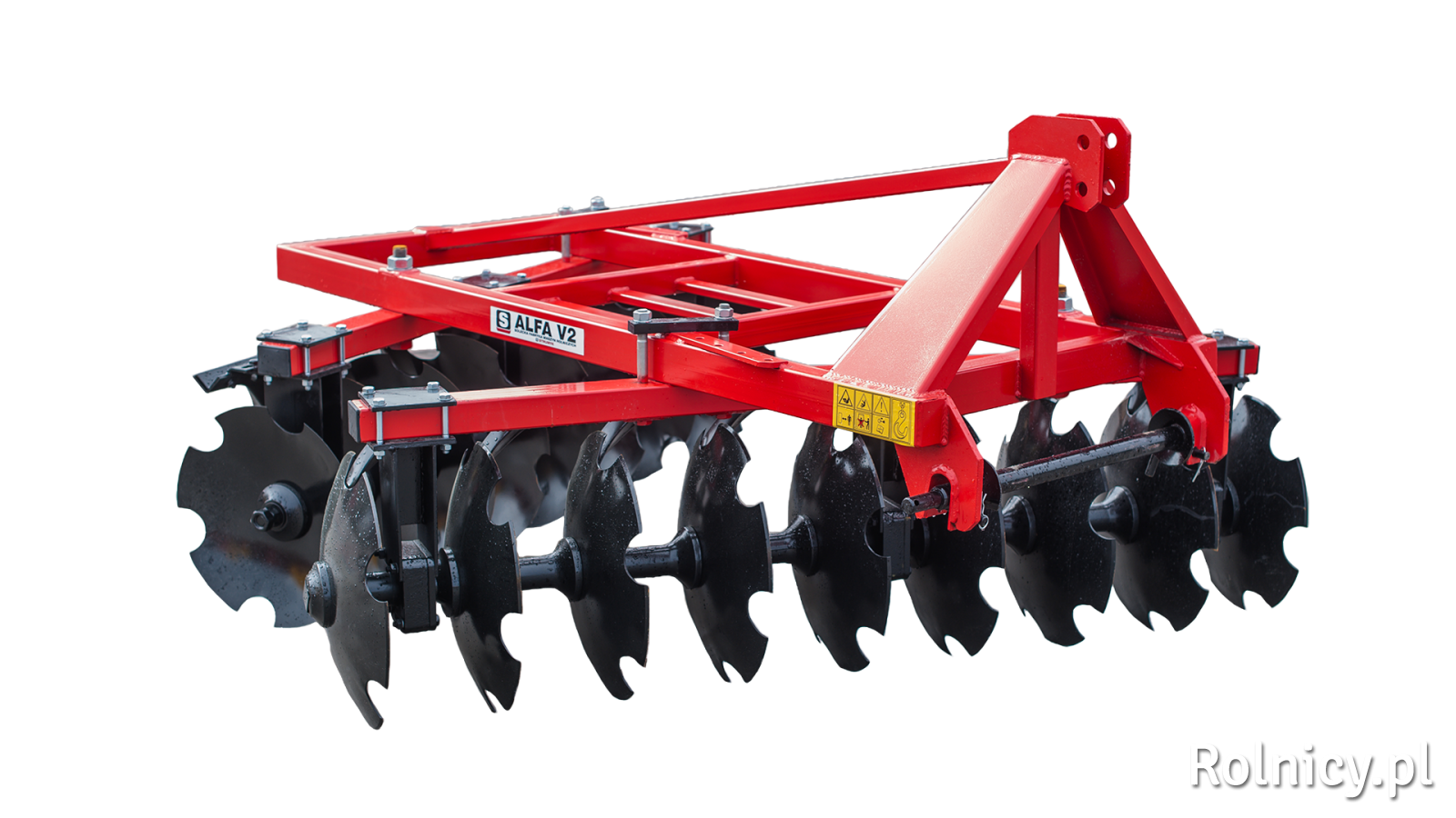 brona talerzowa 1.6m,Alfa V2/16 Strumyk, Agrostal