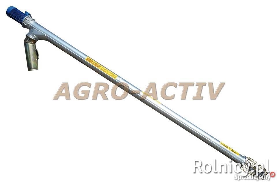 PROMOCJA !!! PODAJNIK ślimakowy Nowy Żmijka Do Zboża 125mm/4m 1.5kW TRANSPORT