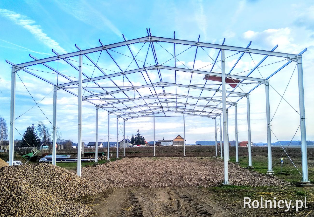 14x20 Konstrukcja stalowa hali hala nowa z projektem wiata magazyn obora kurnik garaż