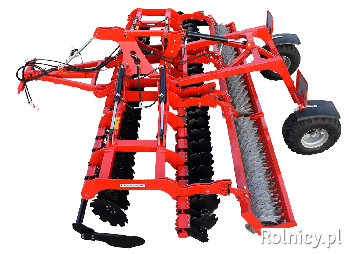 Brona talerzowa hydrauliczna ciężka Rotos Strumyk