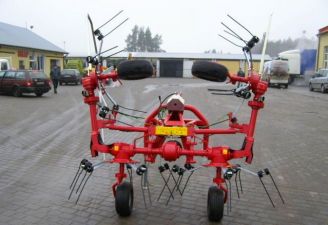 Przetrząsacz pasowy pająk pasówka hydraulicznie skladany