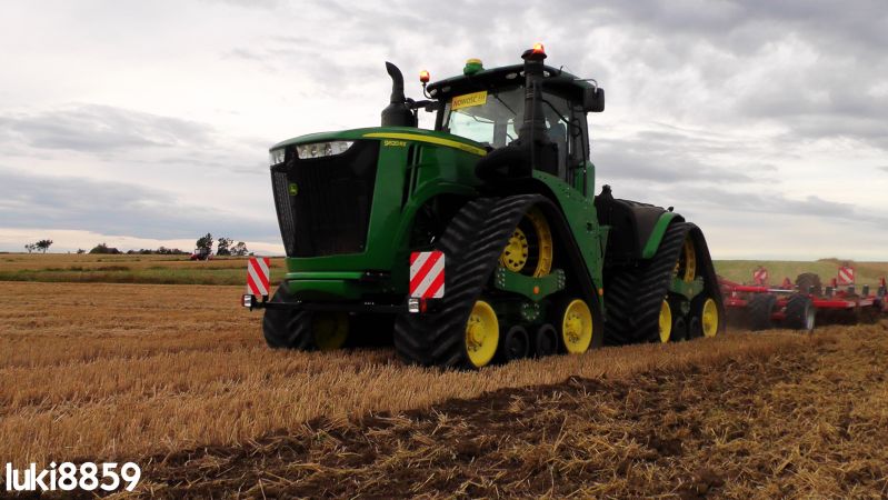 Uprawa z John Deere'm 9620RX i Horsch Terrano 6FM