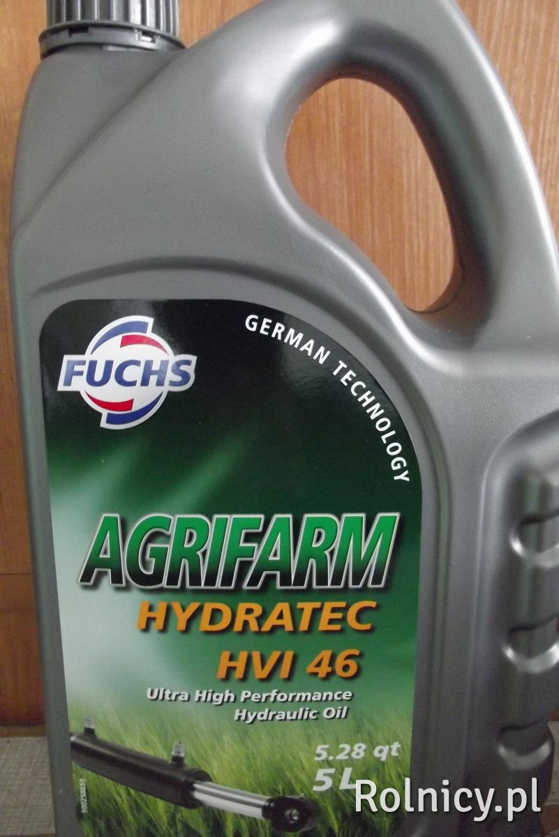 Olej hydrauliczny FUCHS AGRIFARM HYDRATEC HVI 46., Parczew