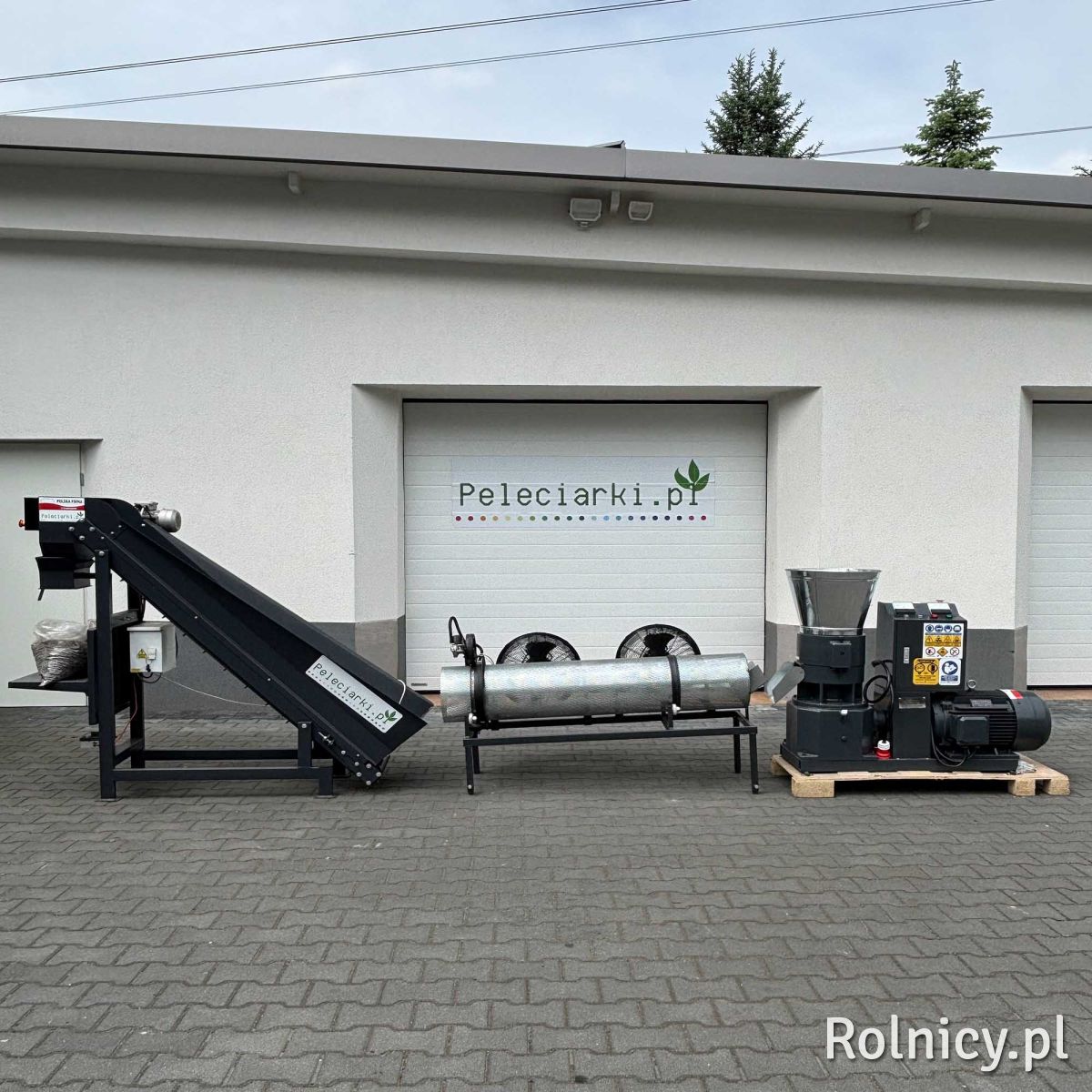 LINIA PELETOWA 800kg/h WYDAJNA PRODUKCJA Pasza Karma Ściółka dla Zwierząt