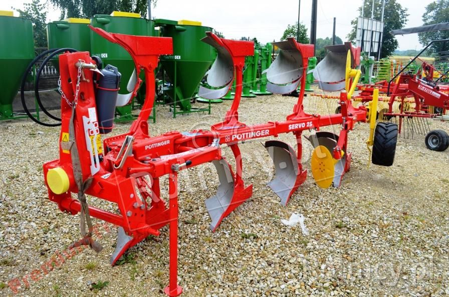 PT NOWY Pług obracalny Pottinger SERVO 25 4SKIB., Kozenin Rolnicy.pl
