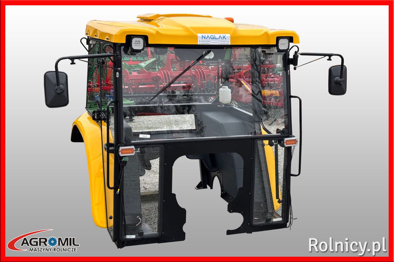 Kabina C-360 C360 Z Błotnikami BTW X 2023 Naglak żółta