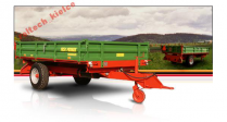 PRZYCZEPA JEDNOOSIOWA PRONAR T-654 [2 ton]