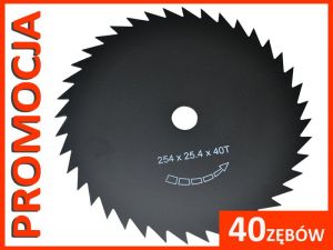 TARCZA 40 ZĘBÓW NÓŻ OSTRZE DO KOSY SPALINOWA KOSA