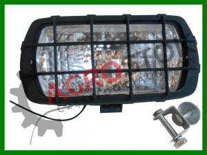 Halogen uniwersalny z kratką lampa robocza prostokątna