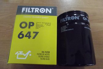 Filtr oleju URSUS C-330,C-330M,C-335,C-360, 1201, 1204 OP647 FILTRON