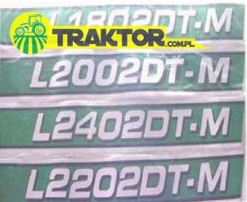 Zestaw naklejek KUBOTA L2202 DT-M