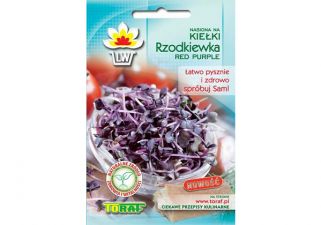 NASIONA NA KIEŁKI - RZODKIEWKA RED PURPLE 10 GRAM