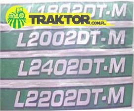 Zestaw naklejek KUBOTA L2002 DT-M