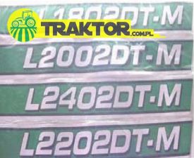 Zestaw naklejek KUBOTA L2402 DT-M