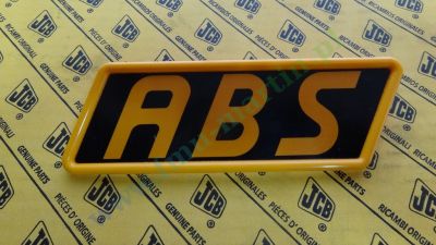 Części JCB Fastrac napis ABS