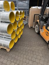 Rury spustowe do zboża wyłożone 150 200 250 300