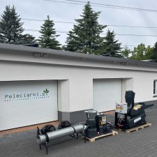 EKONOMICZNA LINIA PRODUKCJA PELETU 800kg/h MIĘKKA BIOMASA ODPADY DREWNO
