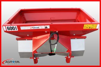 Rozsiewacz do nawozu dwutarczowy nowy model rozsiewacze siewka lej strumyk