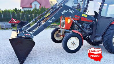 Ładowacz Czołowy TUR do T-25 C330 C360 Euro Nowy+Łyżka+Paleciak Osprzęt Dostawa