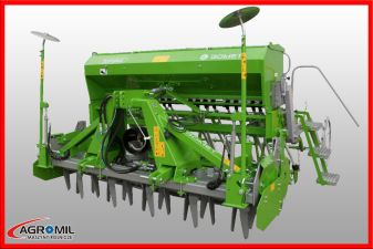 Zestaw uprawowo siewny Bomet Brona wirowa + siewnik zbożowy 2,5 m 3,0m