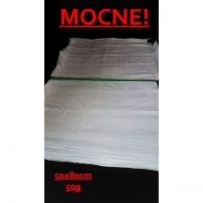 Worki zbożowe białe na 25-30 kg - 50 szt.