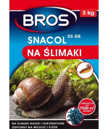Bros na ślimaki Snacol 05 GB 3 KG zwalcza ślimaki