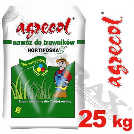 Nawóz do trawników HORTIFOSKA AGRECOL 25 kg uniwersalny nawóz do trawników