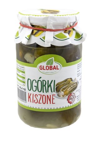 Ogórek kiszony w słoiku szklanym 1 litr