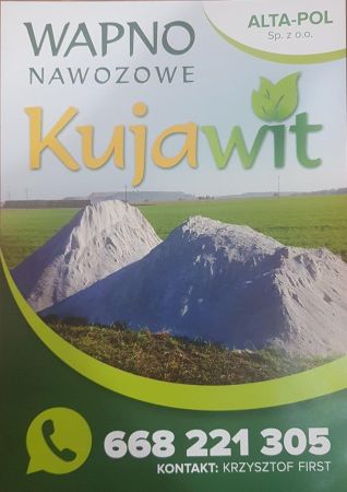 Wapno nawozowe, węglanowe Kujawit