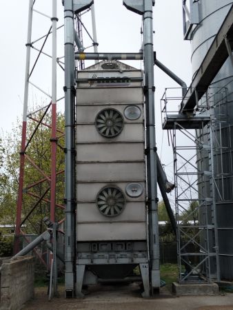 Suszarnia przewoźna Riela plus 2 szt. silosów BIN x 500 ton