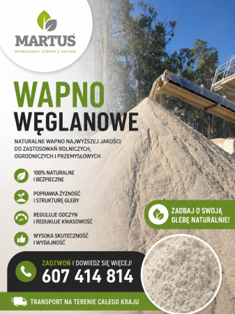 WAPNO NAWOZOWE -WĘGLANOWE Z KOPALNI WAPIENIA MORAWICA